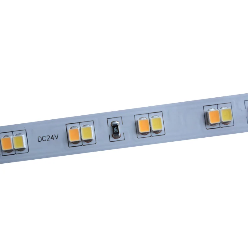 5mX Новое поступление DC24V вход 112LED/m 2835SMD CCT регулируемая светодиодная лента высокое