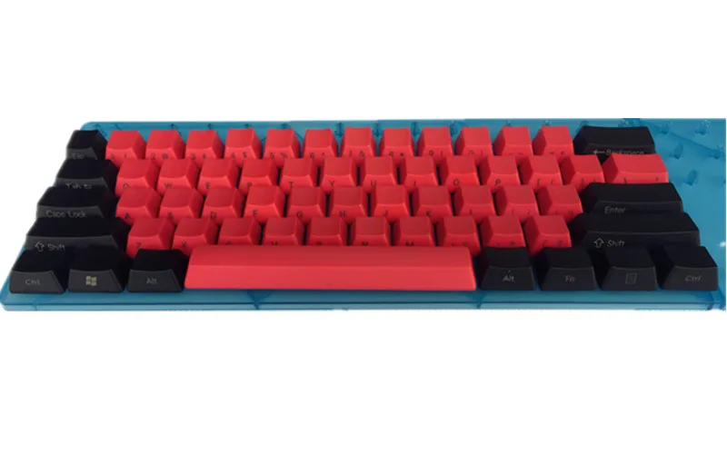Крутой Джаз смешанный красный черный толстый PBT 104 87 61 ISO ANSI макет OEM профиль