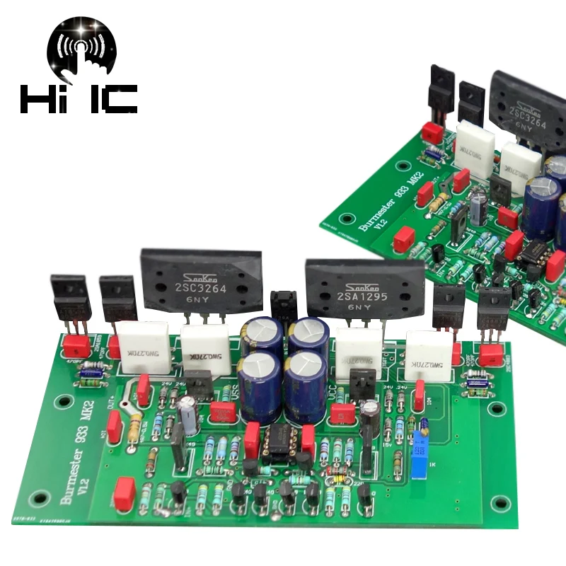 1 пара 2 Каналы HiFi мощность Sanken усилители домашние доска база на Burmester 933 схема |