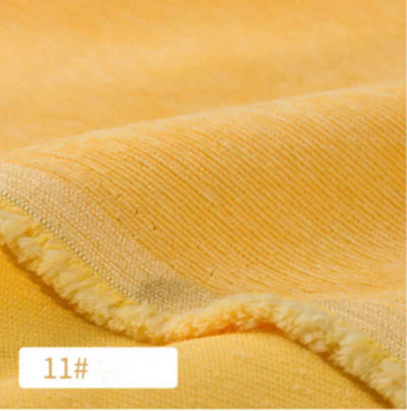 color 11 yellow 1 метр, 21 парча, полиэстер, вельвет, рубашка, ткань, одежда, брюки, диван, ткань, ручная работа, подушка, швейный материал, T516 - Цвет: color 11 yellow