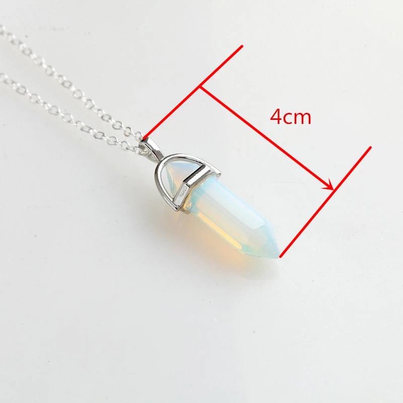 Шестиугольная колонна натуральный кристалл тигровый глаз бирюза pendentif Аметист