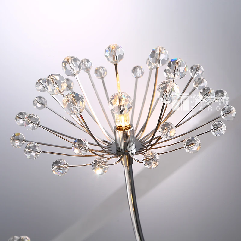 Одуванчик современный настенный светильник с аппликацией для Murales s дома ванной