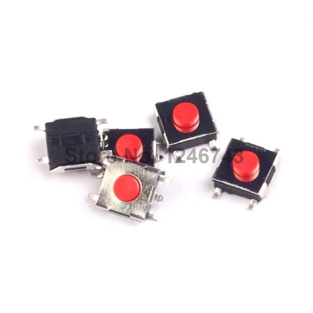 Тактильный Кнопочный микропереключатель 6x6x100 мм 5 контактов шт.|switch micro switch|switch