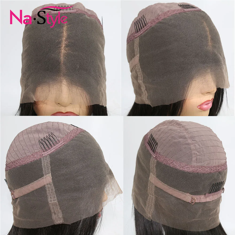 360 кружево парик их натуральных волос хвост Глубокий кудрявые бразильские волосы