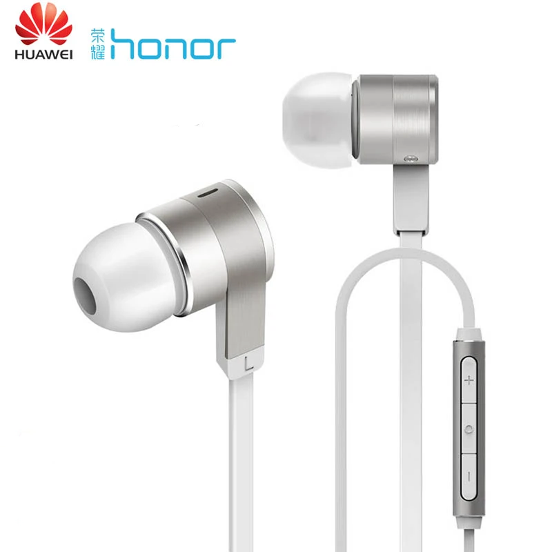 100% Оригинальные Huawei Honor наушники AM12 плюс AM13 с микрофоном три клавиши привод по