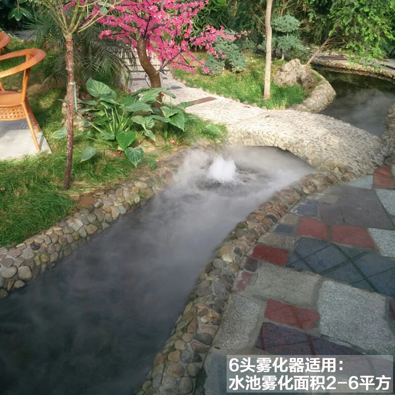 

Six head head of atomization spray fog pond rockery landscape for industrial humidifier ultrasonic atomization head accessories