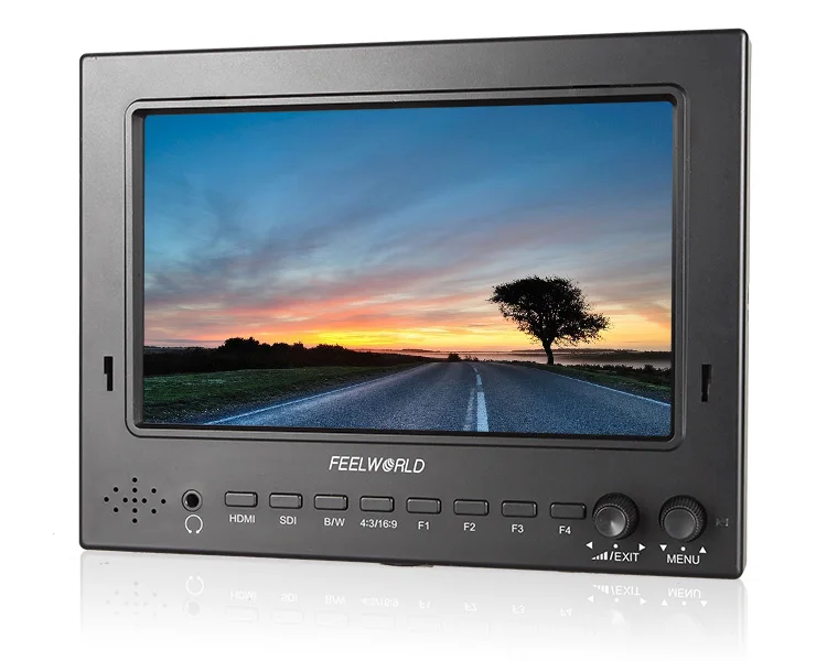 7-дюймовый HDMI монитор профессионального вещания Feelworld 1024x600 SDI Pro-широковещательный HD монитор