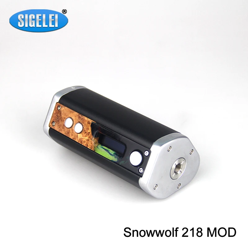 100% Оригинал Sigelei Snowwolf 218 Mod 0 1 3.0ohm 10 Вт TC электронные сигареты vape без аккумулятора