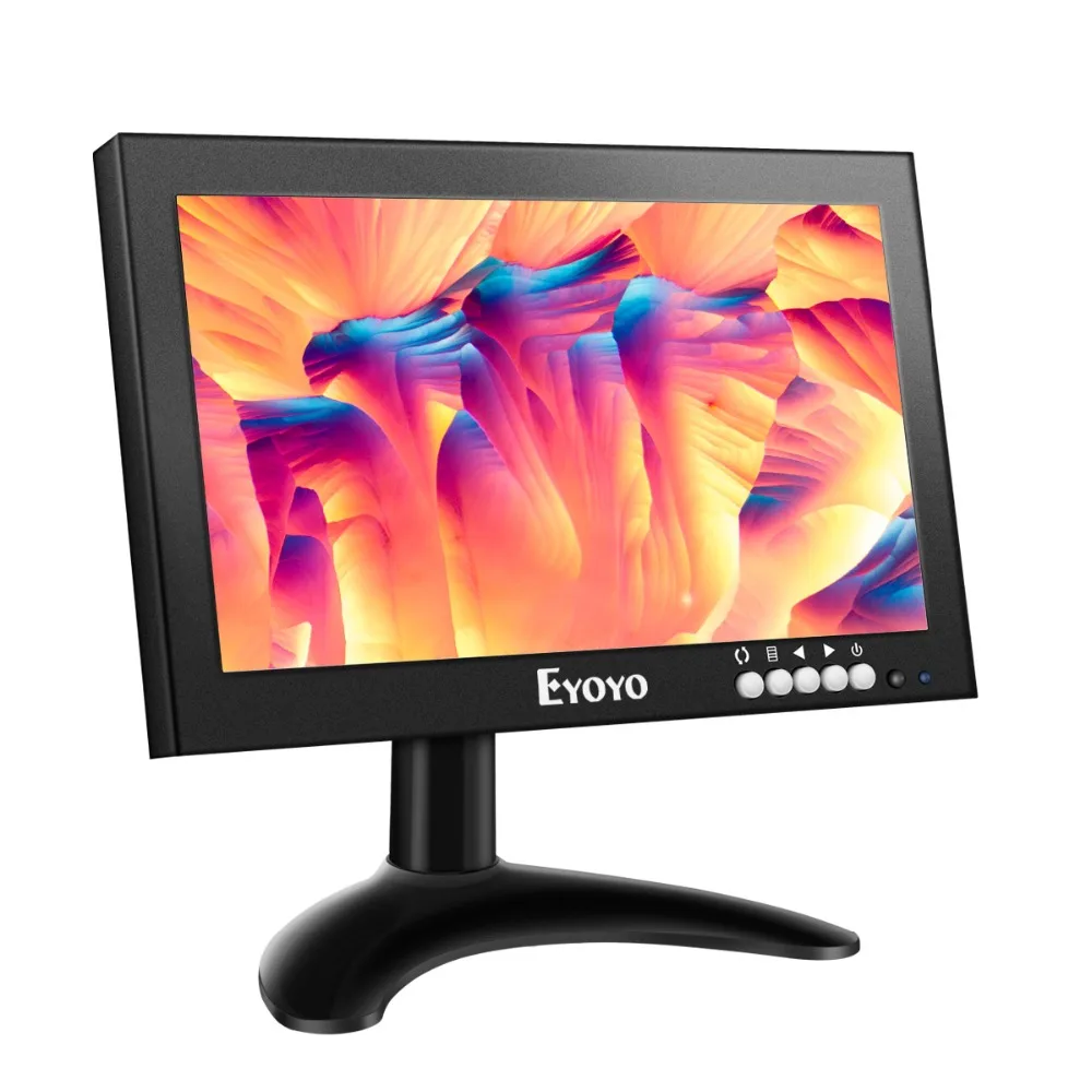 Eyoyo EM08G 8 дюймов монитор маленький Hdmi монитор портативный vga монитор CCTV с экраном lcd 1280x720 16:9 ips монитор BNC AV/VGA