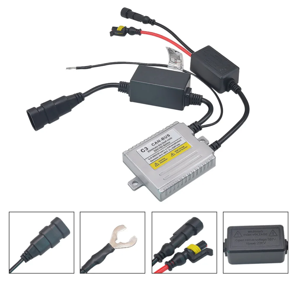 2 шт. 35 Вт Canbus HID балласт блоки электронный зажигания для Kit Xenon H7 H4 H3 H1 H11 9005 9006 Лампа