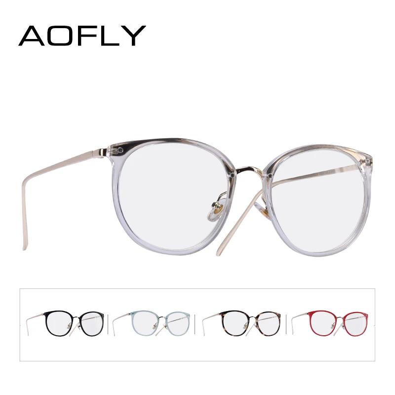 Женские очки кошачий глаз AOFLY брендовые дизайнерские оправы для чтения с