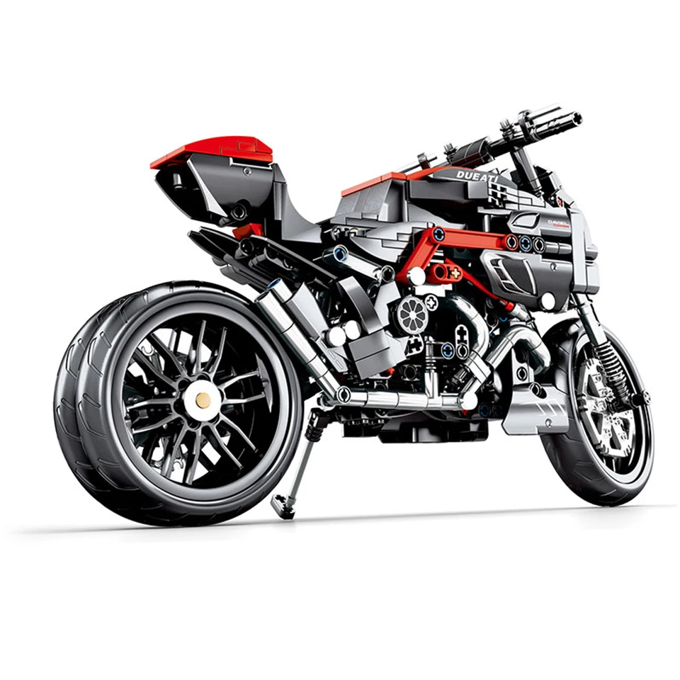 Technic Series 701703 мотоцикл Совместимые модели Ducating набор Yamahaes строительные блоки