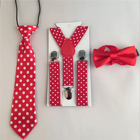 Лидер продаж, Детский галстук-бабочка в горошек для девочек и мальчиков, подтяжки-бабочки, брюки, аксессуары для одежды TR0005