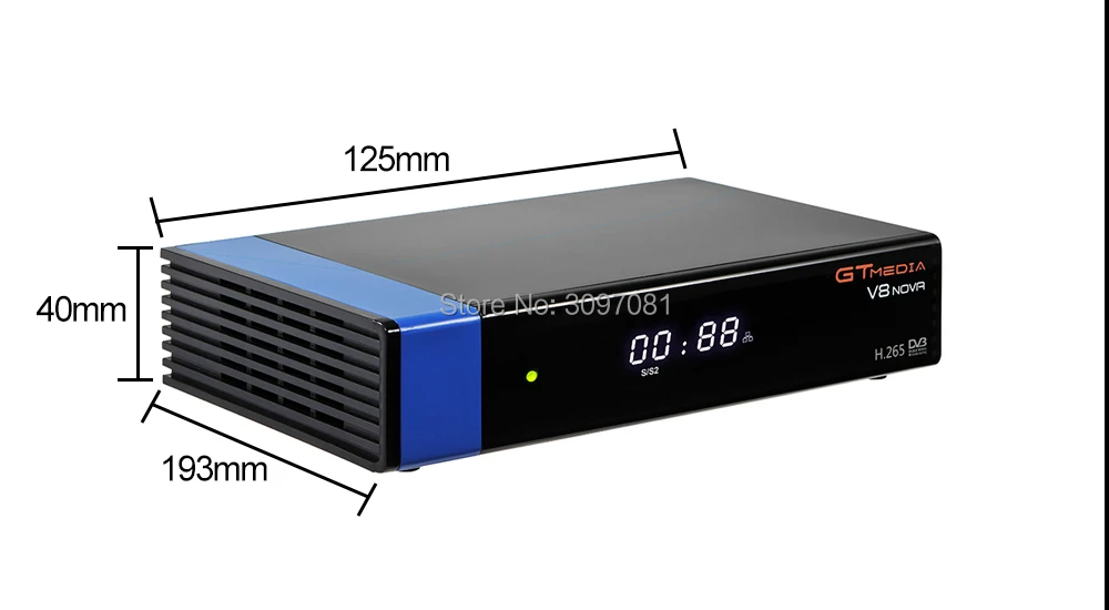 Лучший 1080P DVB-S2 GTmedia V8 Nova спутниковый ТВ ресивер Freesat V8 Super Receptor GT Media V8 Nova с Европейским Cline 1 год