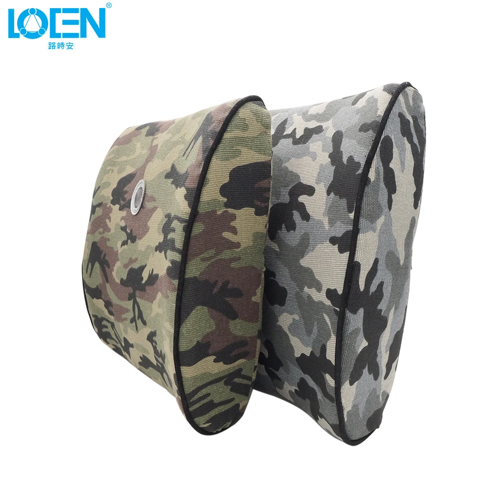 

LOEN 1 шт. автокресло для поддержки поясницы спины из сетчатого материала поясничная Подушка защита удобны для вождения машины цвета камуфляж...