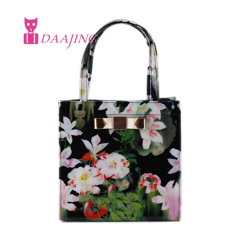 2016 нью-butterfly сумка сладкая розовый пвх конфеты цвет цветочные желе мешок бежевый