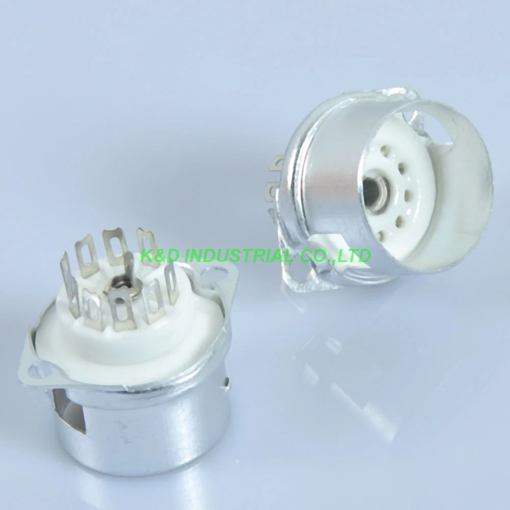 5 шт. обойма для трубки 12AX7 6DJ8 ECC88 12AU7 ECC83|tube socket 9pin|9pin tube socketchassis amplifier |