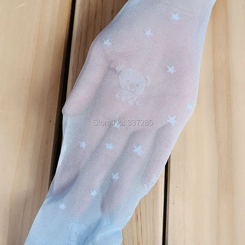 Летние модные ультратонкие колготки для маленьких девочек прозрачные со