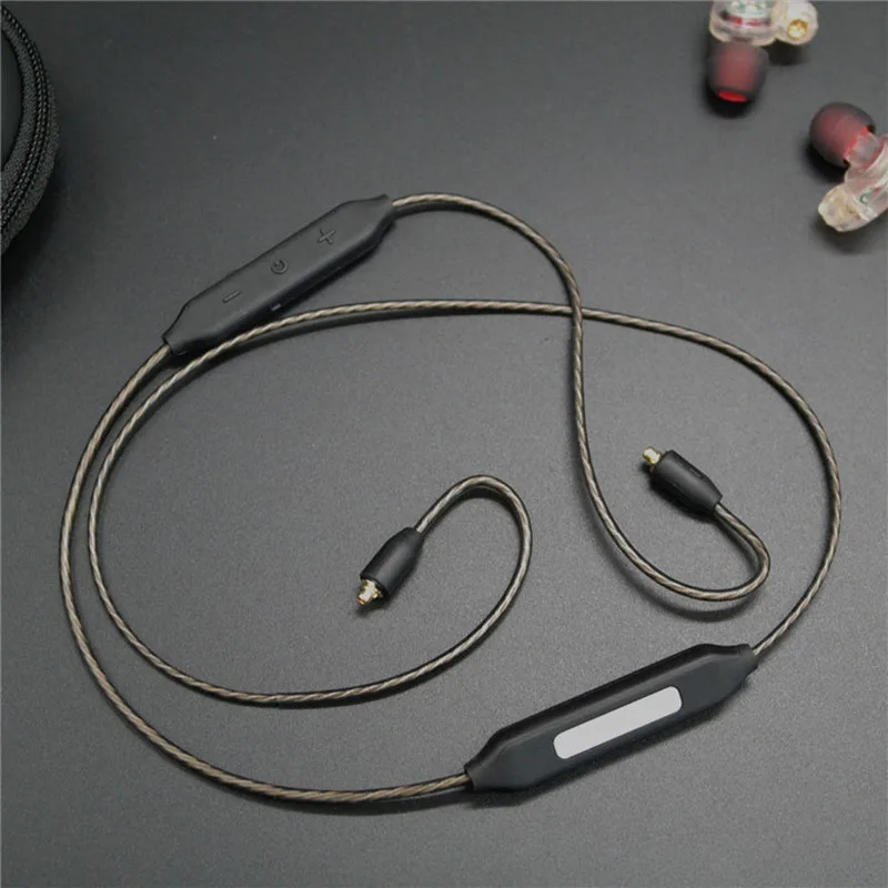 2018 Новый MMCX Bluetooth 4 1 обновленная гарнитура аудио кабель с микрофоном привод