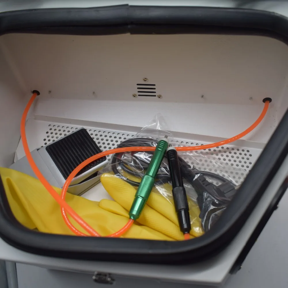 220 V Пескоструйный Аппарат для ювелирных изделий Стоматологическая лаборатория пескоструйный аппарат с 3 ручками