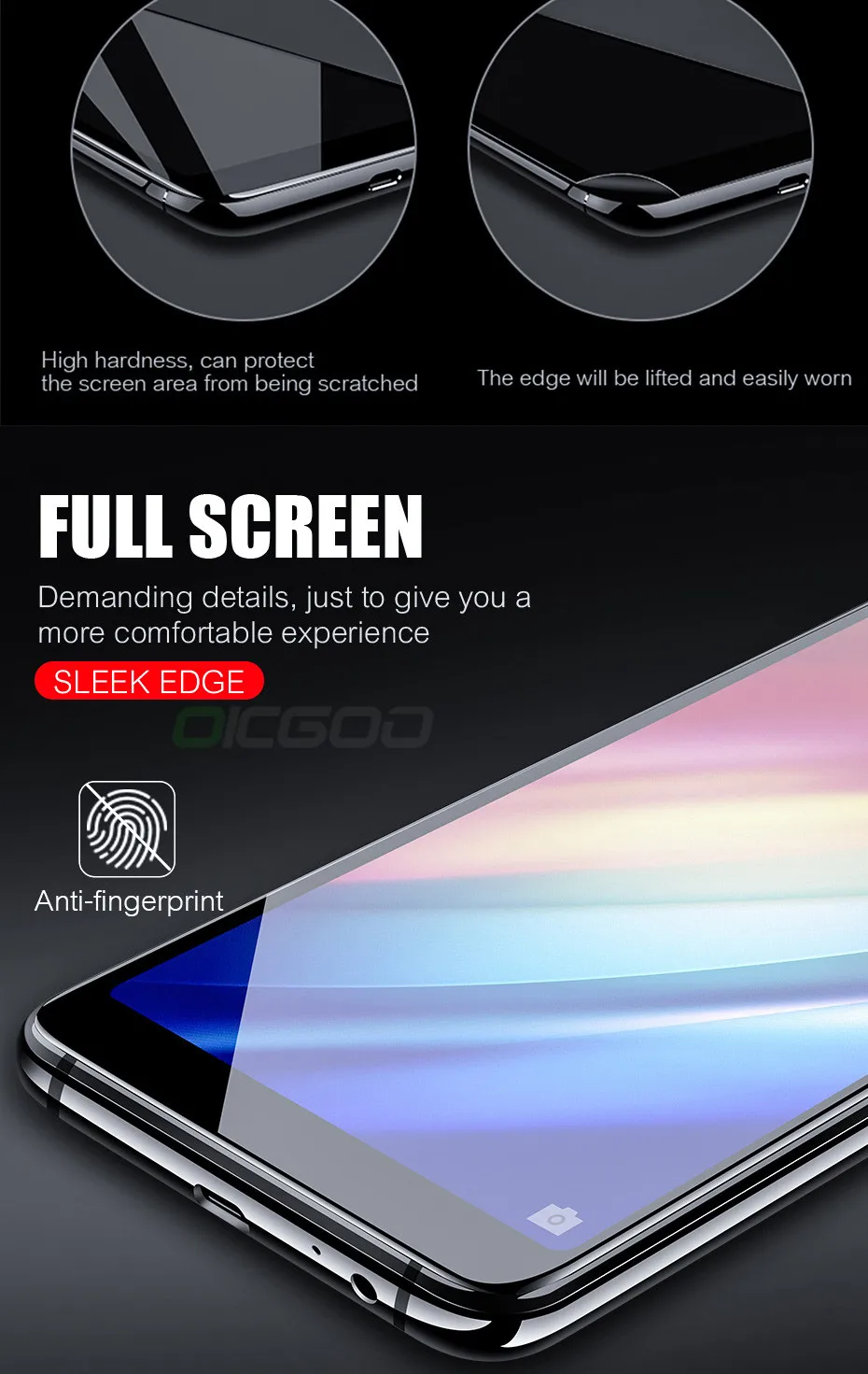 6D стекло для huawei Honor 8C Защита экрана для huawei 8C Защитное стекло для телефона для huawei Honor 8C стекло