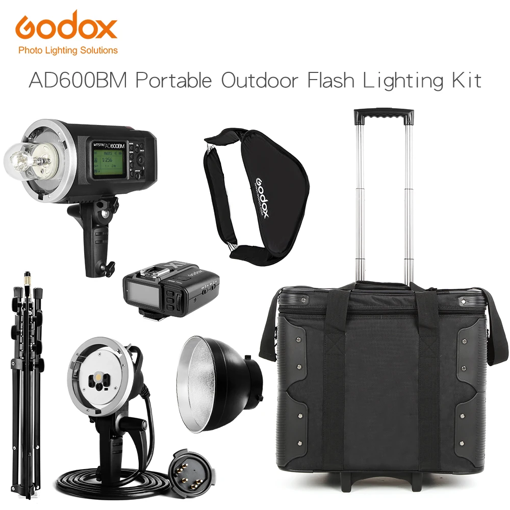 Фонарь Godox AD600BM 600Ws HSS GN87 Bowens светильник с креплением + передатчик X1 головка