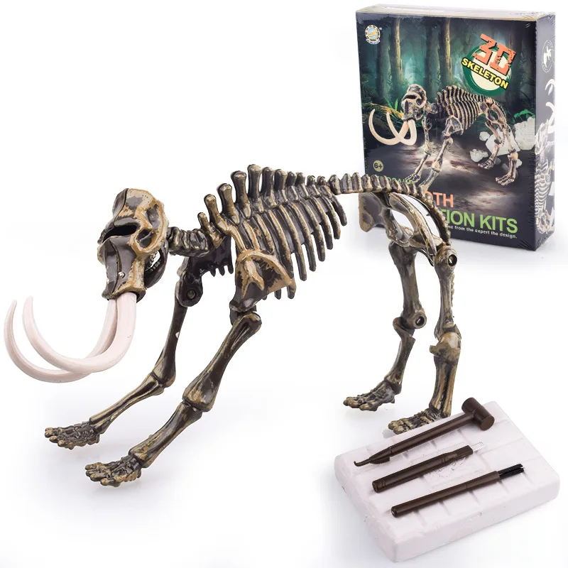Jurassic ископаемый скелет динозавра кости модель образования игрушка набор