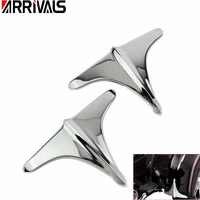 motorcycle chrome black rear fender accents leading front edge trim for harley touring trikes flht flhx 2009 2017