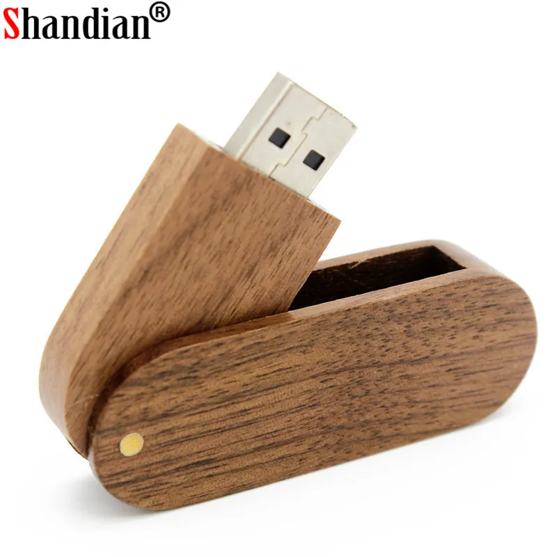 Shandian рекламная USB 2,0 деревянная бамбуковая USB флеш-накопитель ручка драйвер деревянная Флешка 4 ГБ 8 ГБ 16 ГБ 32 ГБ 64 ГБ USB индивидуальный логотип