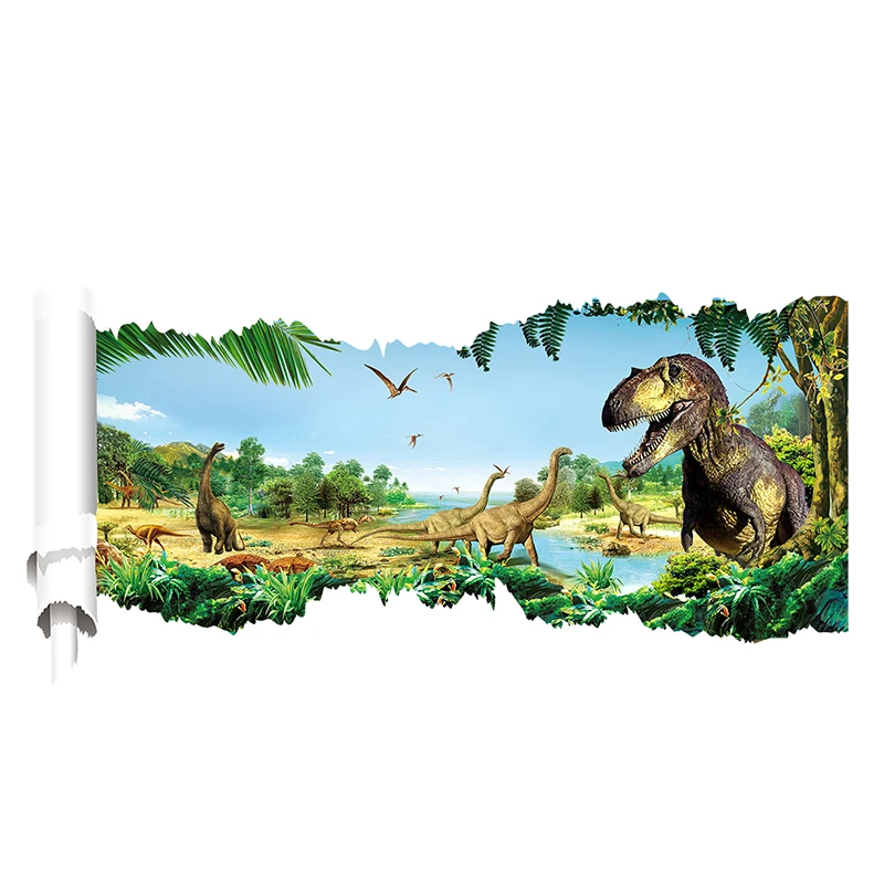 Стереоскопическое видение новейший 10 лет 3D мультфильм фильм динозавр Наклейка