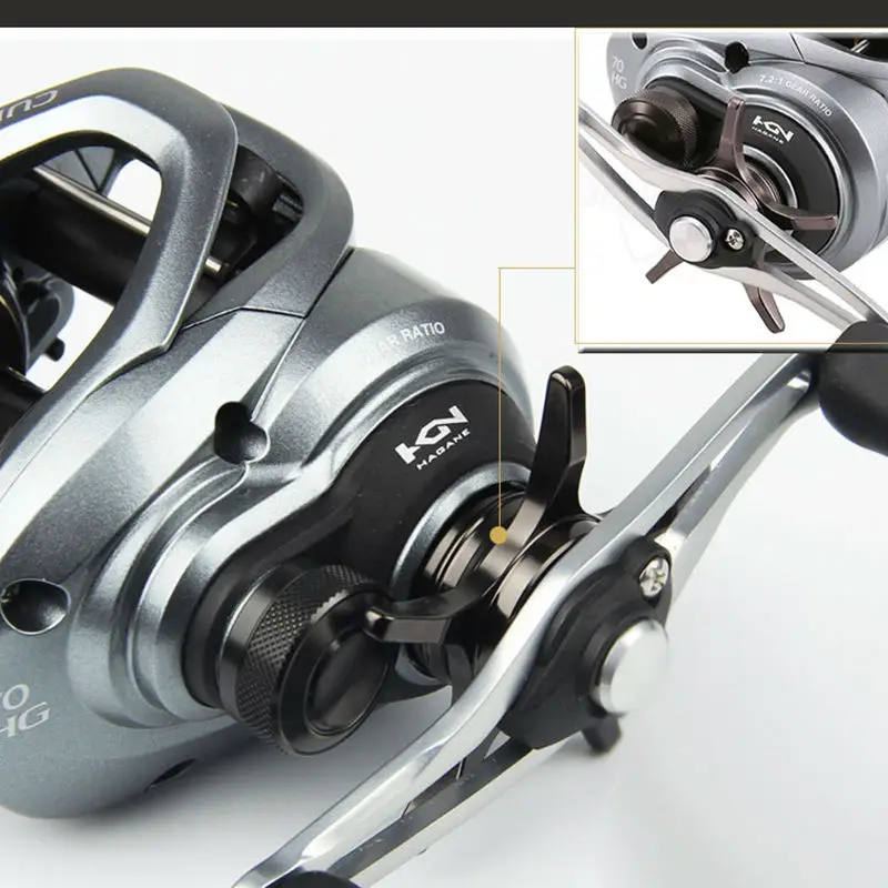 2016 Новая Shimano Курадо 70HG 71HG 70XG 71XG Baitcasting Рыболовная катушка 5 + 1BB 185 г низкий профиль