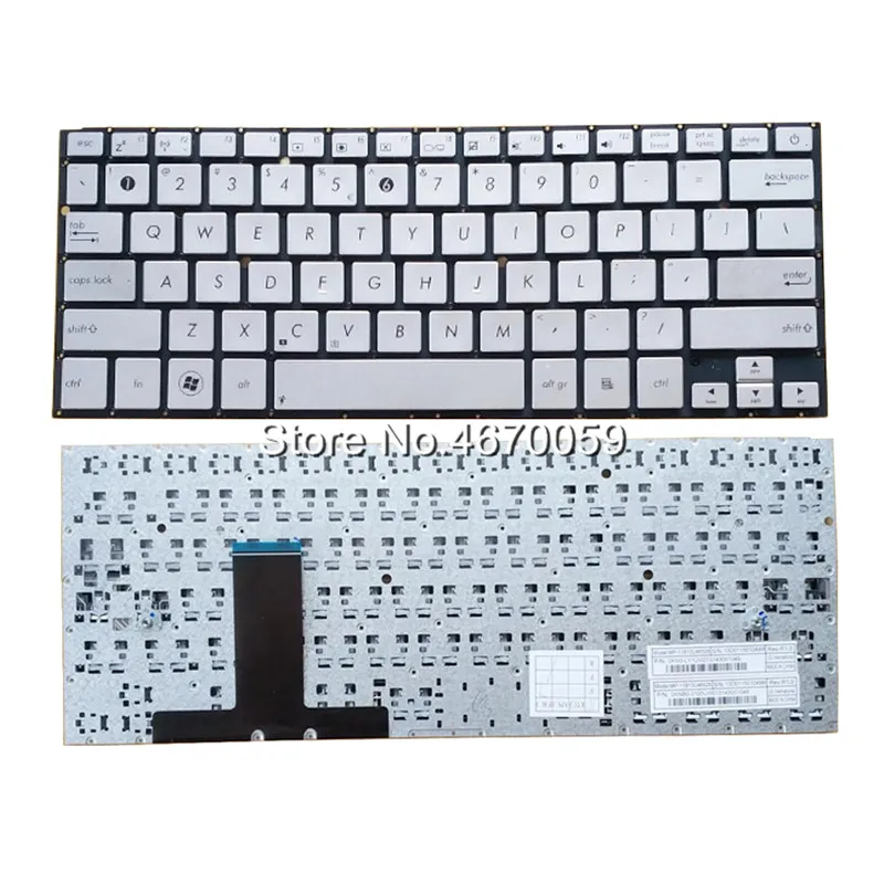 Новый Серебряный США клавиатура для ноутбука ASUS ZENBOOK UX31 UX31A UX31E UX31L UX31LA UX31S серии