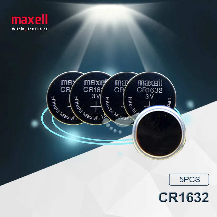 10 шт. Maxell Оригинал CR1632 1632 DL1632 3 в литиевые батареи батарея для монет|Часовые