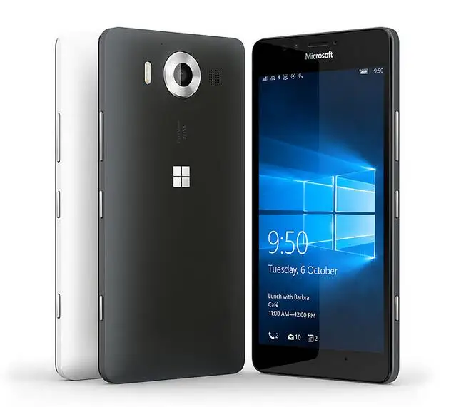 Оригинальный разблокированный Lumia 950 Nokia Microsoft 3 Гб ОЗУ 32 ПЗУ Windows 10 мобильный