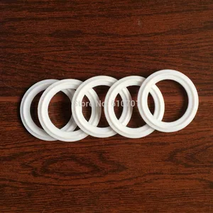 5 шт., 12 дюйма, 34 дюйма, 1,5 дюйма, 2 дюйма, 2,5 дюйма, 3 дюйма, 3,5 дюйма, 12,7 дюйма, 19 дюйма, 25 мм, 3851-50,5 мм, три зажима, прокладка из ПТФЭ, белая санитарная Трубная арматура, наконечники