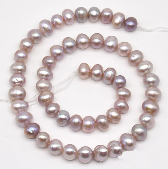 

8-9 мм Лавандовый Жемчуг Свободные бусины, натуральный цвет белый розовый фиолетовый подлинные украшения из пресноводного жемчуга, одна пол...