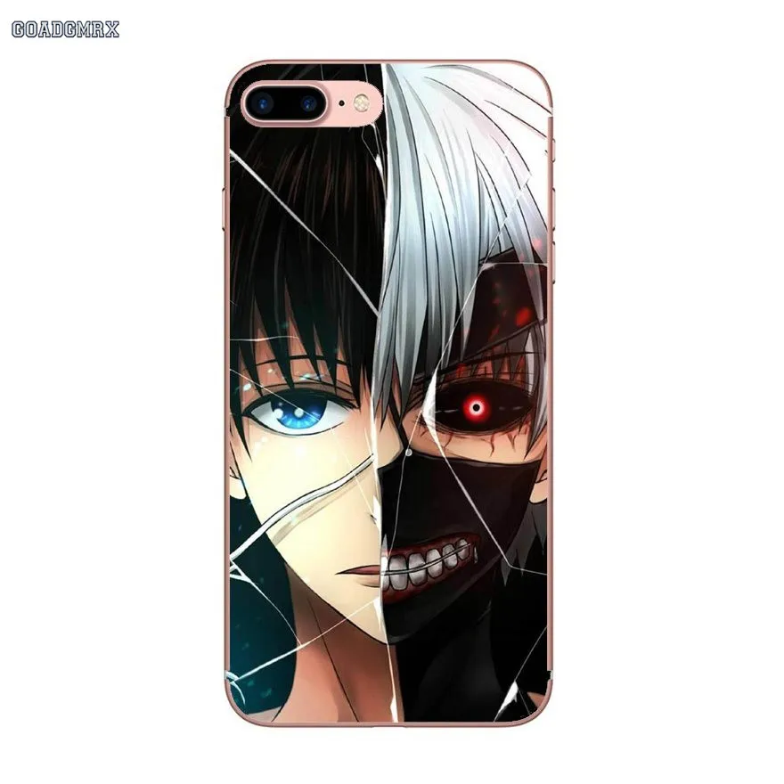 Прозрачный чехол из ТПУ Tokyo Ghouls Anime для Huawei Honor 6 Play 4C 5C 5 7X 8 9 Lite 5A 6A 6C Pro Y3 Y5 Y6 II Mate 7