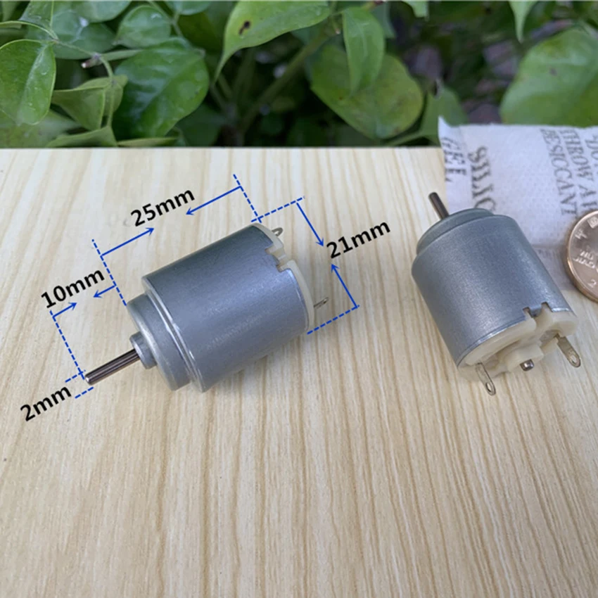 RE-140RA круглый микродвигатель постоянного тока 1 5-4 5 v 5700-16000 об/мин 130-175ma для