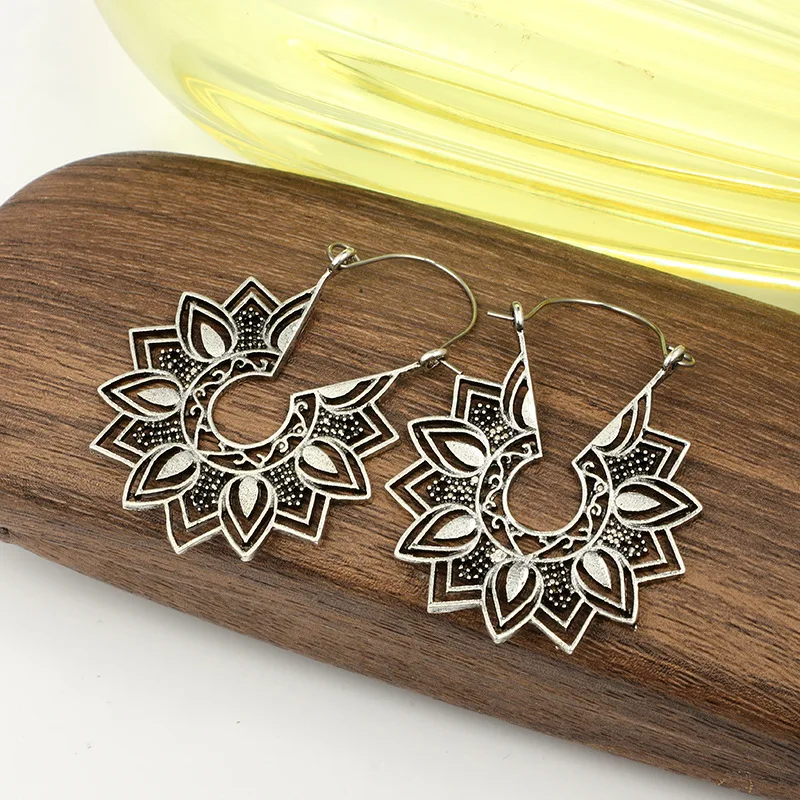 Crazy Feng (Лея фенг) в винтажном стиле Этническая Цыганская серьги для женщин женские