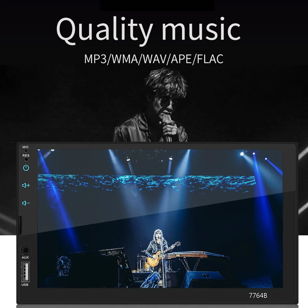 " 2DIN 7018B автомобильный MP5 MP3 плеер Bluetooth Сенсорный экран стерео fm-радио HD сенсорный экран Поддержка камеры заднего вида дропшиппинг