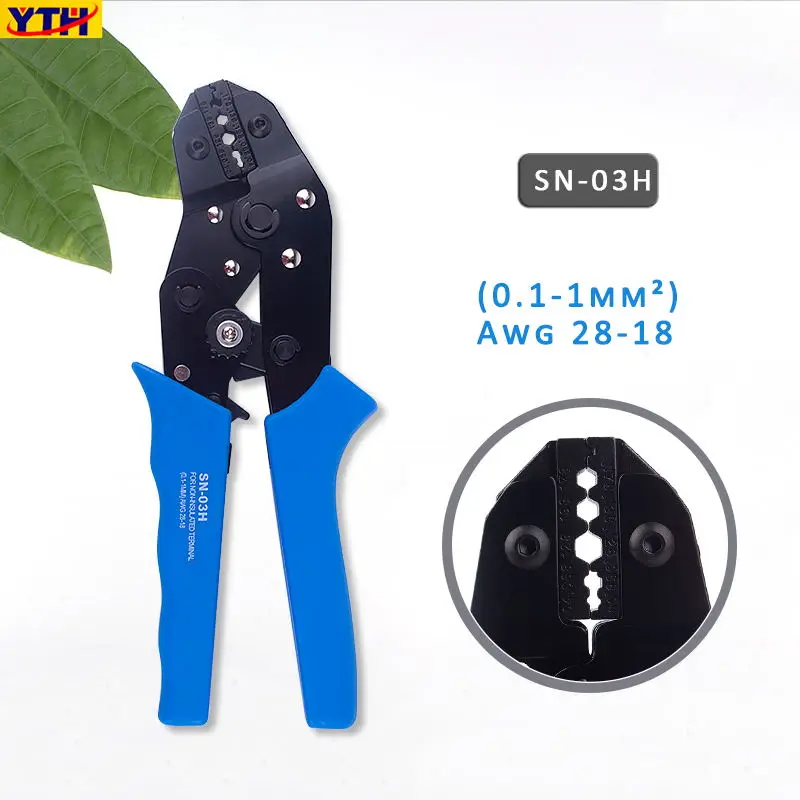 SN-03H YTH SN-01BM обжимные плоскогубцы щипцы для обжима проводов обжимной инструмент электрические зажимы клемм пресс плоскогубцы многофункциональный инструмент ручные инструменты - Цвет: SN-03H