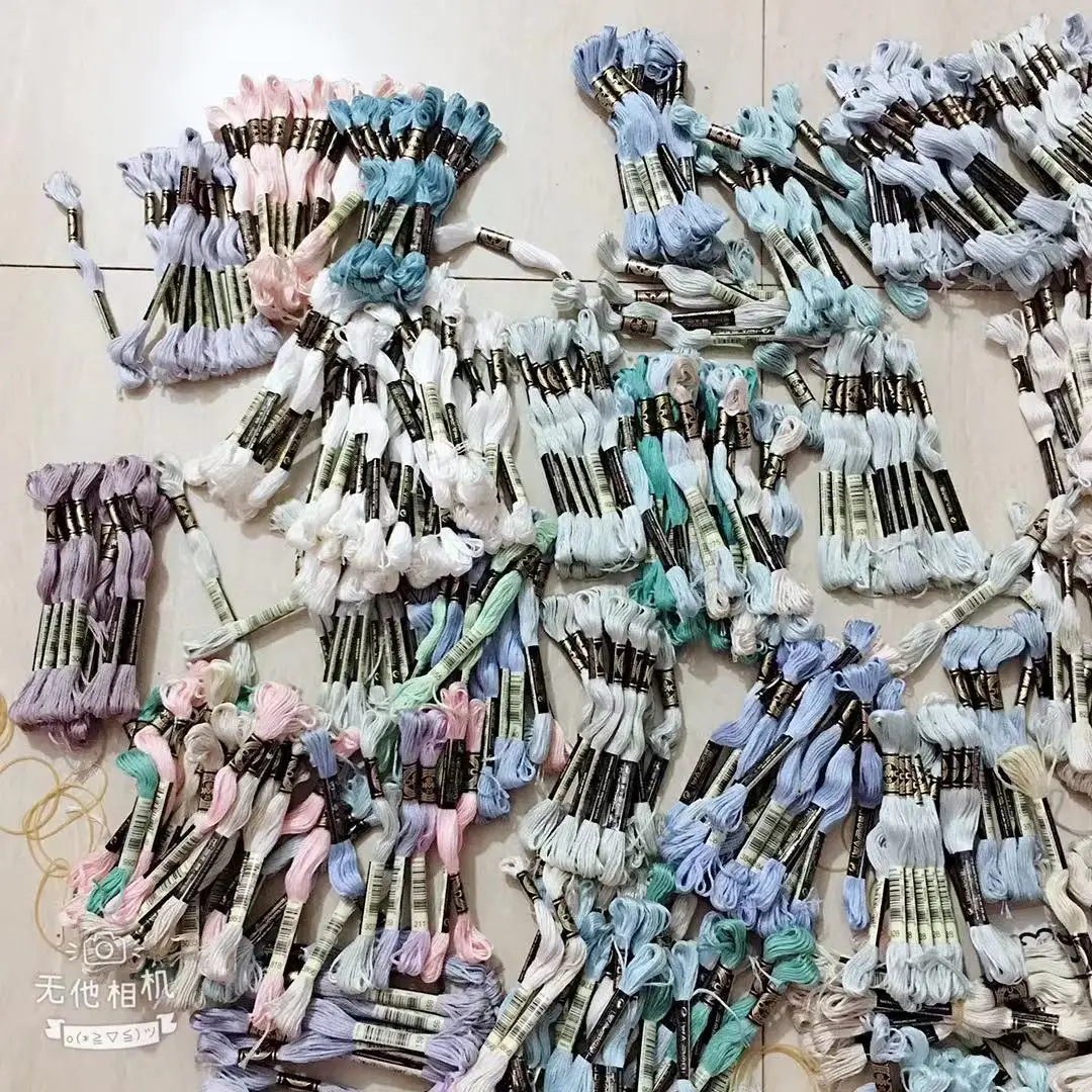 5pcs/lot DMC thread a little dirty for cross stitch fabric floss DIY handmade needlework embroidery craft | Дом и сад