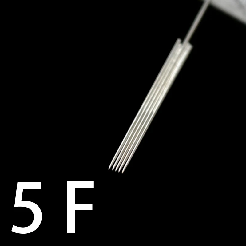 50 шт. 1R/3R/5R/5F/7F традиционные иглы для тату перманентного макияжа микроблейдинга