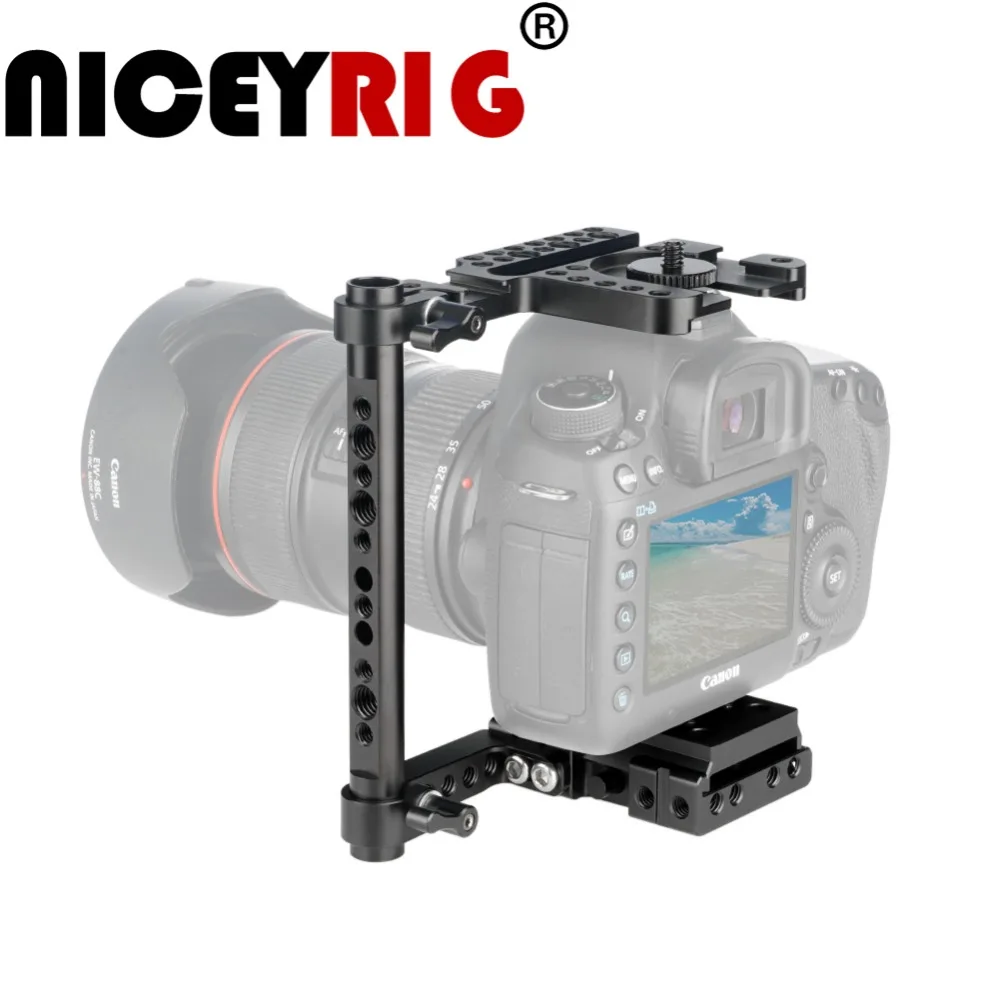 Риг NICEYRIG для цифровой зеркальной камеры Canon Nikon Matsushita Sony быстросъемная пластина