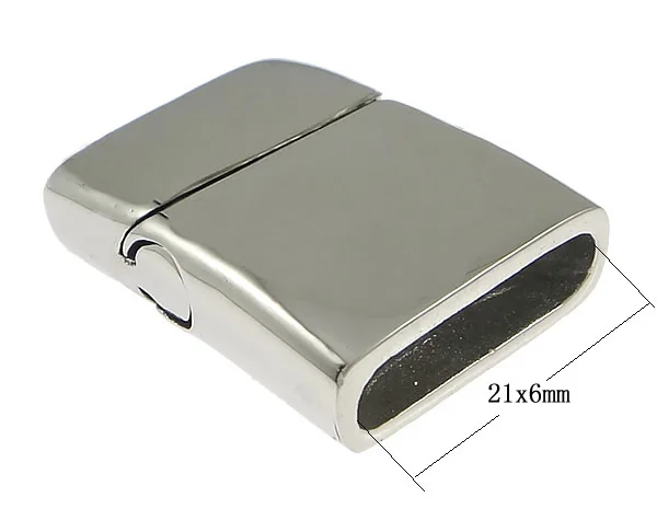 Магнитная застежка из нержавеющей стали модные ювелирные изделия Прямоугольник