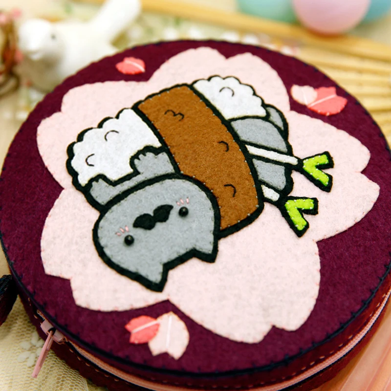 Женская сумочка ручной работы из войлока для рукоделия монет сумка тоут