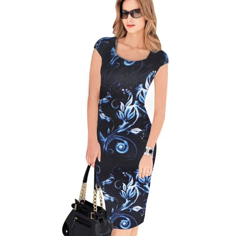 Mashalando 2017 женское элегантное платье-футляр с поясом и цветочным принтом в клетку