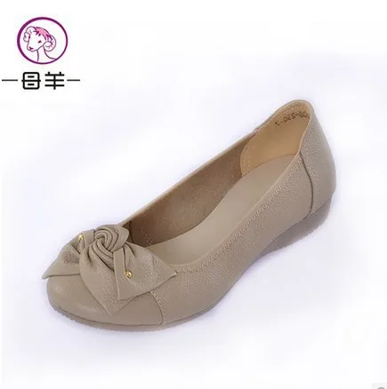 Free shipping Plus size(34-43) women genuine leather flat shoes woman work newest fashion female casual single | Обувь