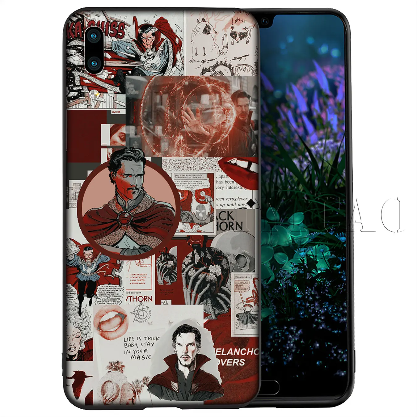 Мягкий чехол для телефона IYICAO Marvel Doctor Stephen stranna Huawei Y9 Y7 Y6 Prime 2019 Honor 20 8C 8X 8 9 9X 10 Lite 7C 7X
