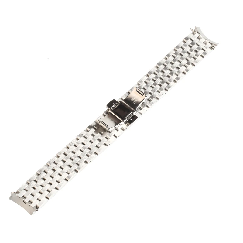 Ремешок WENTULA для TISSOT T045.407A из нержавеющей стали однотонный мужской браслет